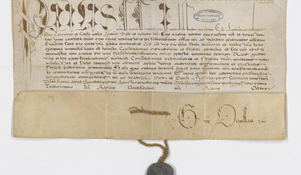 Bulle portant confirmation des constitutions et statuts de messieurs du chapitre de Léon