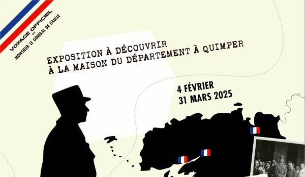 Découvrez des expositions en cours sur De Gaulle en Bretagne