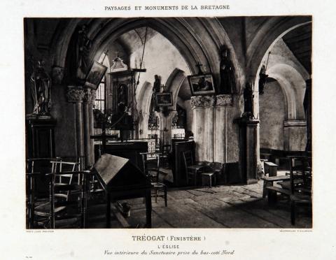 Tréogat. Vue intérieure du Sanctuaire (phot. Jules Robuchon) (10 Fi 40)