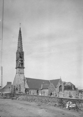 Pouldergat. L'église (fonds REMA) (27 Fi 2073)
