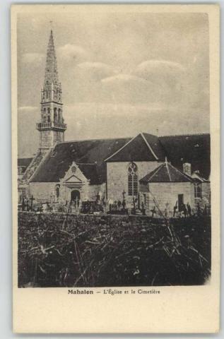 L'église et le cimetière [début XXe] (2 Fi 143/1)