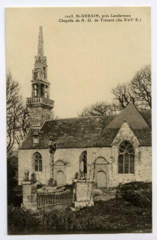 St-Urbain, près Landerneau. Chapelle de N.-D. de Trévarn (du XVIe S) (2 Fi 270/4)