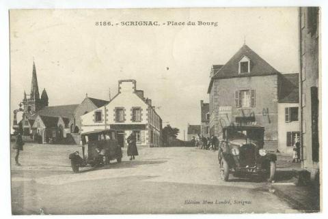 Scrignac. Place du bourg (édition Mme Landré) (2 Fi 275/5)