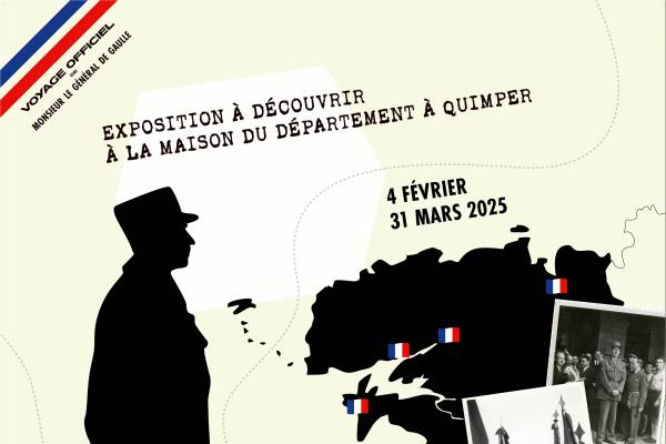 Découvrez des expositions en cours sur De Gaulle en Bretagne